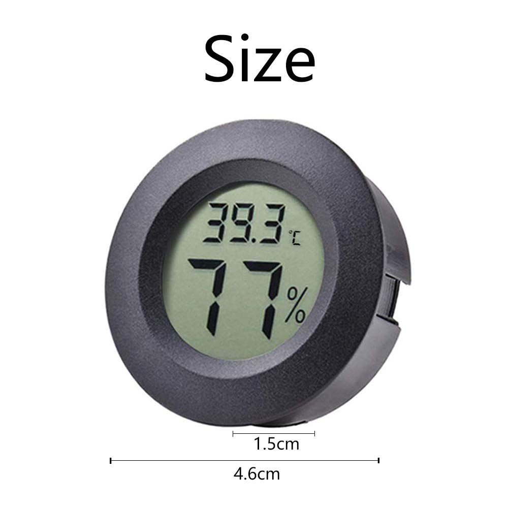 Rojuna 10-pack small hygrometers for easy monitoring of multiple rooms