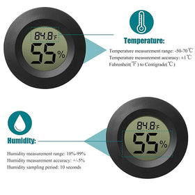 Rojuna compact hygrometer provides accurate readings to monitor home humidity levels