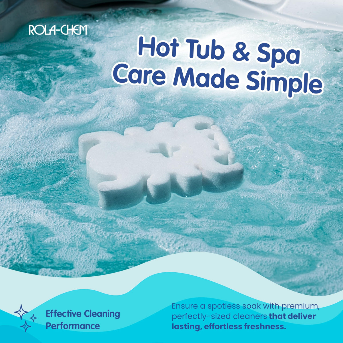Scumbug's original technology highlighted for high-quality spa maintenance.