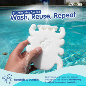 Rola-Chem Scumbug is a reusable and durable spa accessory for ongoing use.
