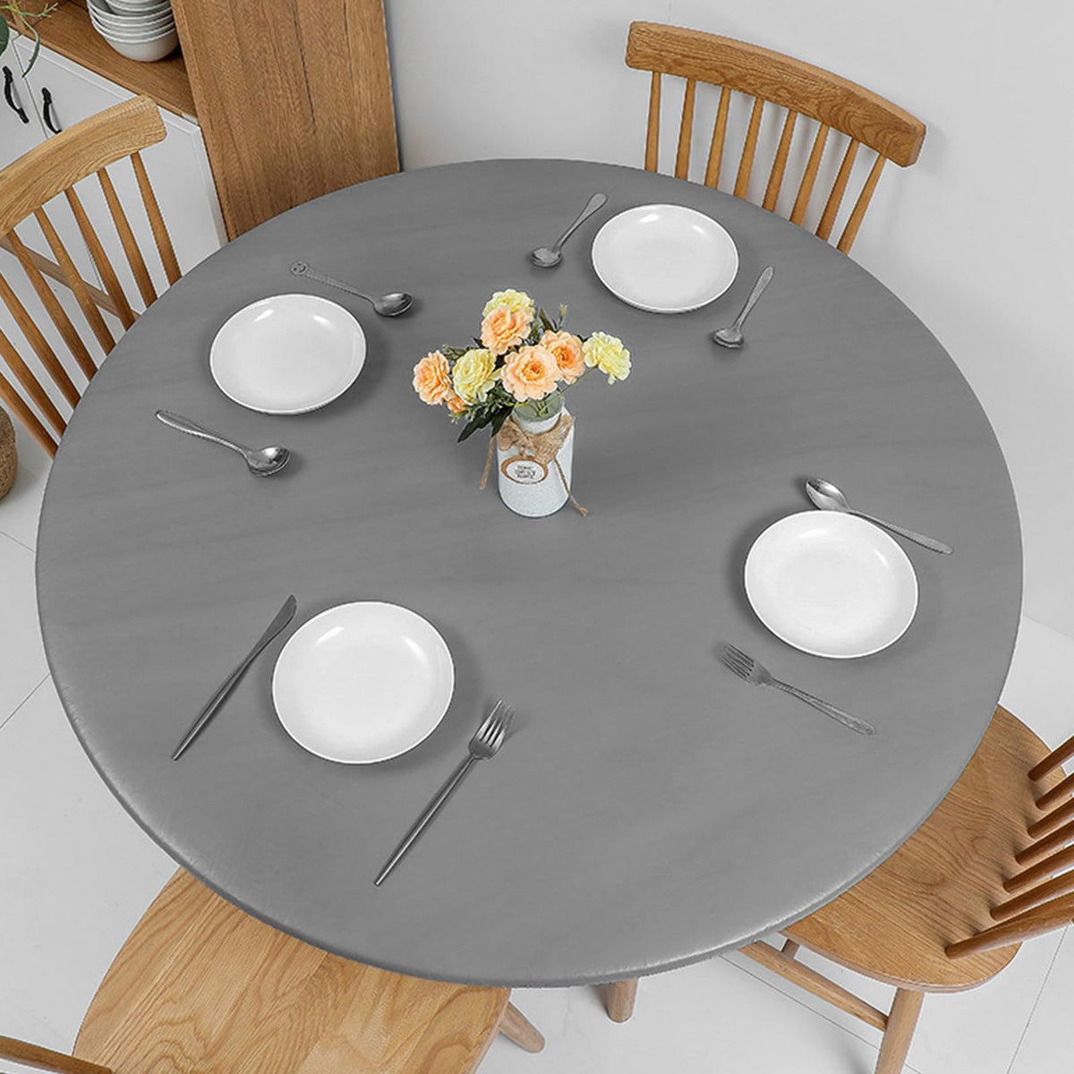 Fits 36-44 inch round tables; easy size guidance before purchase