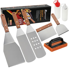 ROMANTICIST 8pcs griddle accessories set for versatile flat-top cooking and easy prep