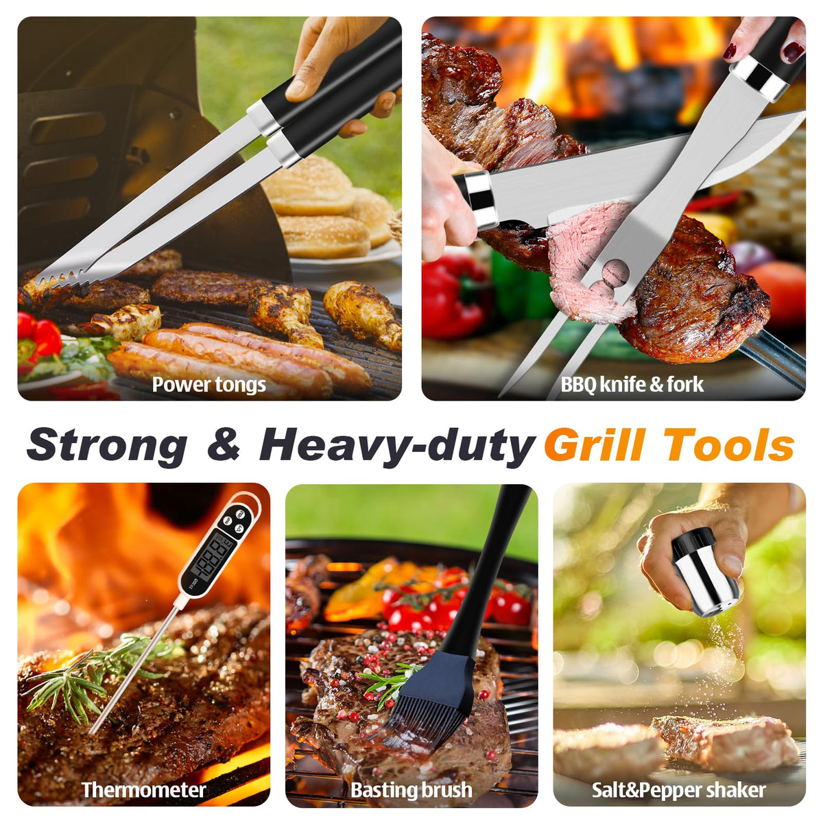 ROMANTICIST digital meat thermometer helps gauge temps for precise grilling