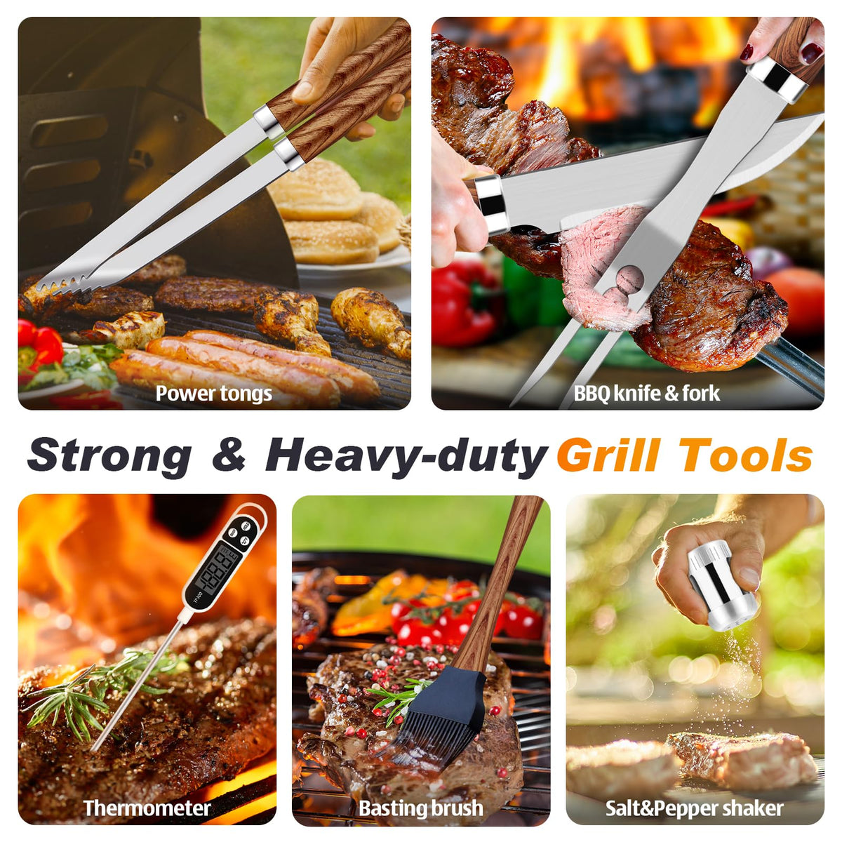 Romanticist grill mats prevent sticking and simplify cleanup.