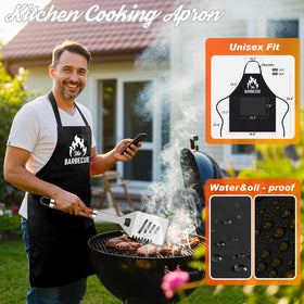 Romanticist meat thermometer for accurate doneness during grilling.