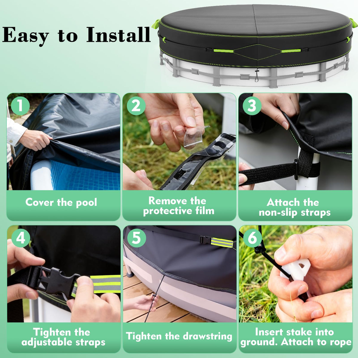 ROMIVO side handles provide easy installation and removal