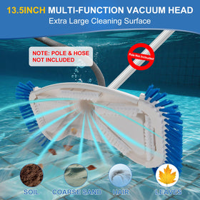 ROMIVO 360-degree swivel hose connection prevents tangles during cleaning sessions.