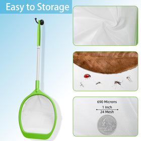 ROMIVO deep ultra-fine mesh bag traps tiny debris in one pass.