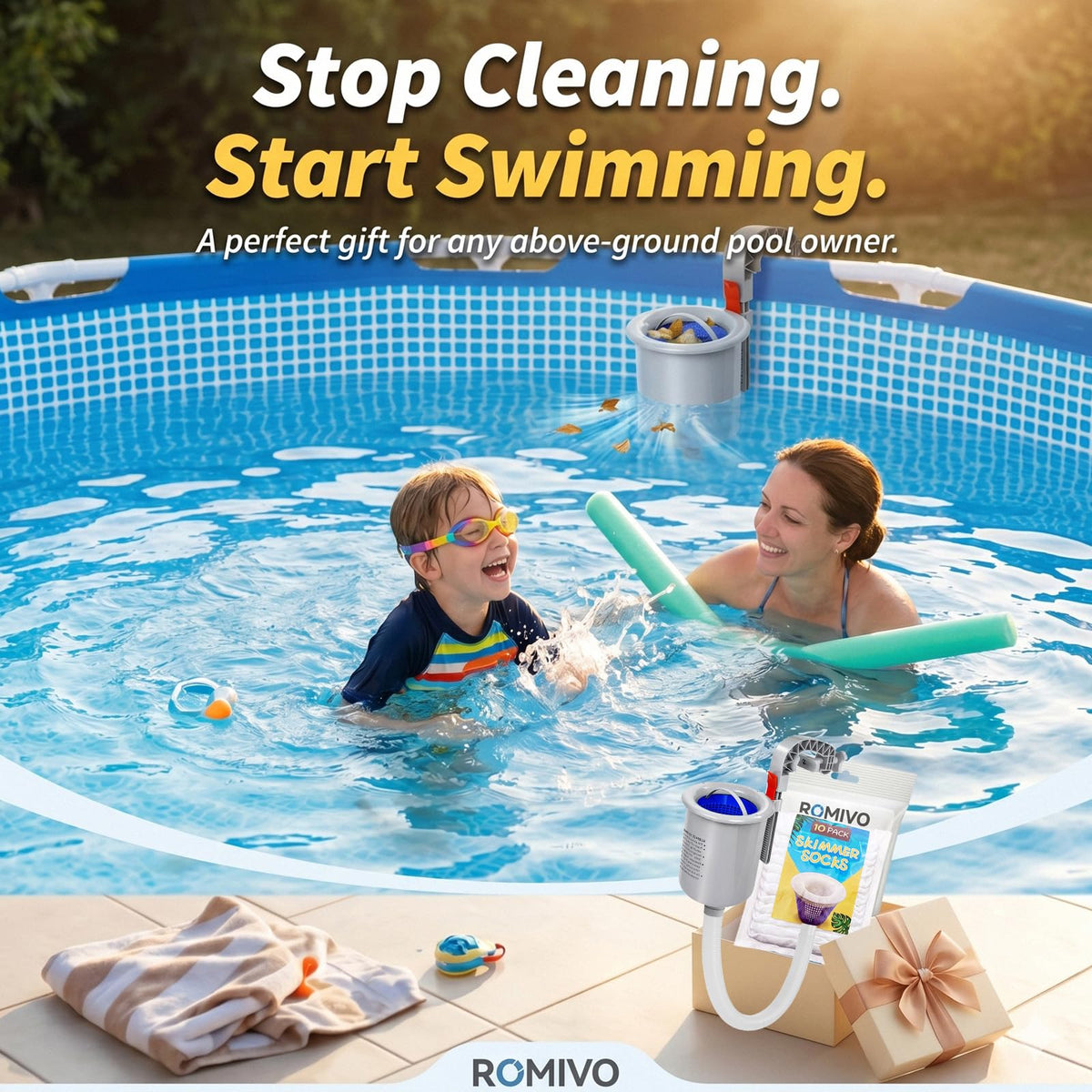 ROMIVO compatible with Intex and major brands for easy mounting