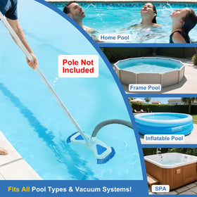 ROMIVO pool cleaning in action demonstrates efficient debris removal across surfaces.