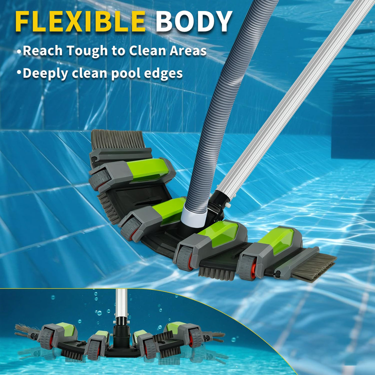ROMIVO weighted 3.2 lb design helps maintain floor contact