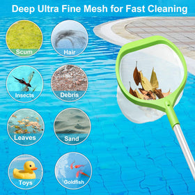 ROMIVO reinforced aluminum pole provides durable, bend-free control during cleaning.