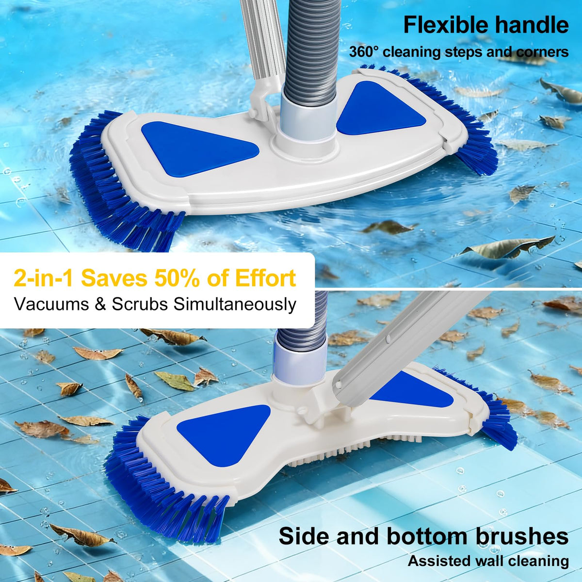 ROMIVO safe for vinyl-lined pools with soft bumper protecting surfaces.