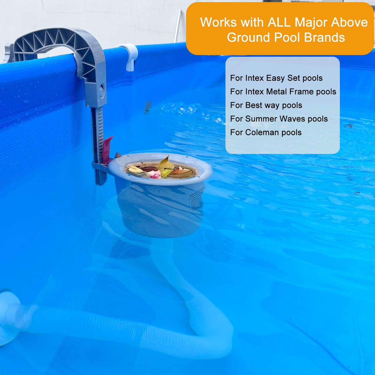 ROMIVO 10-pack skimmer socks traps fine particles for cleaner water