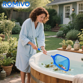 ROMIVO skimmer ideal for hot tubs and small pools