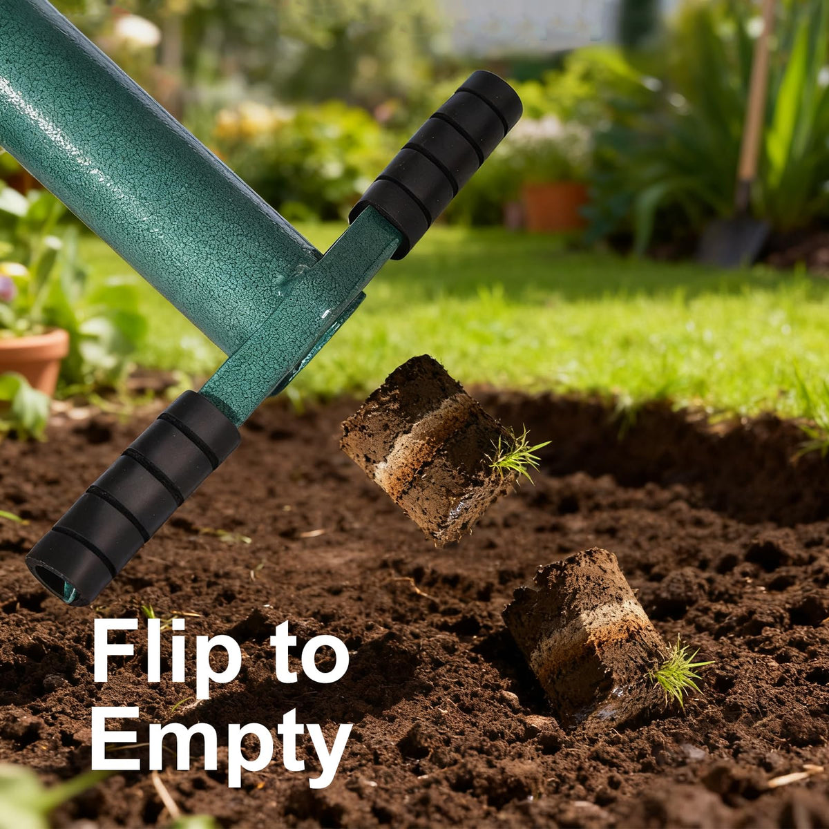 Rondauno rotatable plugger design makes digging holes more versatile.
