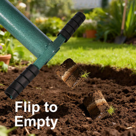 Rondauno rotatable plugger design makes digging holes more versatile.