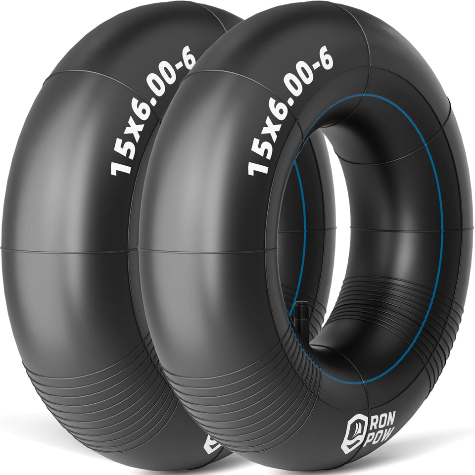 RONPOW 15x6-00-6 inner tube with TR-13 valve for easy inflation during mower maintenance