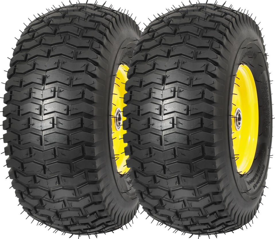 RONPOW 16x6.50-8 tubeless tire and wheel for quick front-mount replacement.