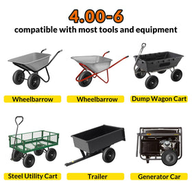 RONPOW 300 lb load rating supports garden carts and hand trucks