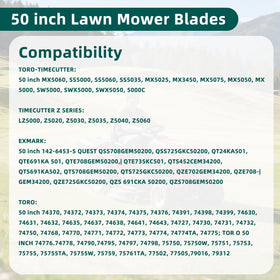 RONPOW 3-pack blades for complete deck replacement