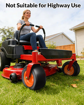 RONPOW 400lbs load capacity design supporting heavier loads on commercial mowing