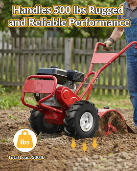 RONPOW 500 lbs load capacity supports machinery and soil work