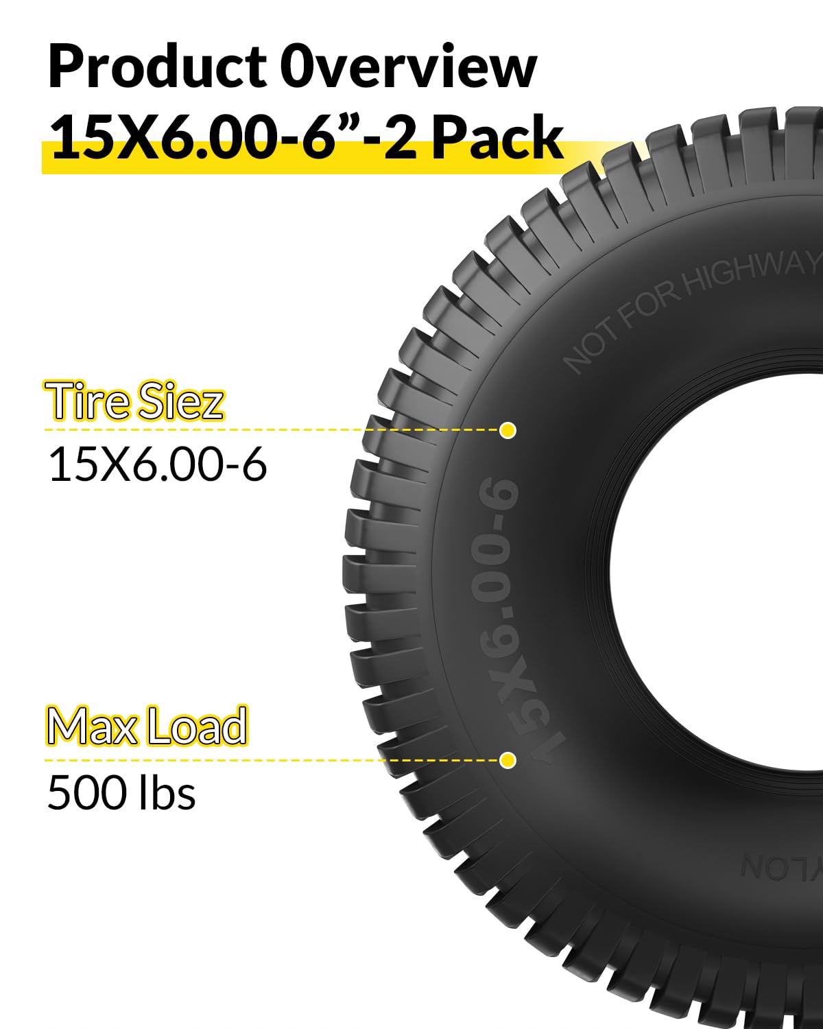 RONPOW four-layer rubber construction increases durability on rough terrain.