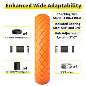 RONPOW heavy-duty 400-lb capacity supports heavy loads with reliable stability.