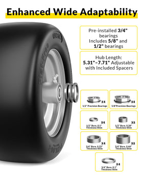 RONPOW hub length range 5.31–7.71 inches fits many mowers.