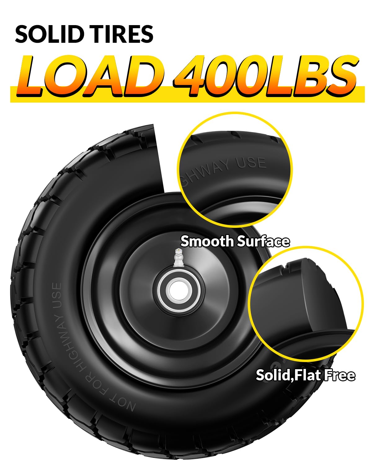 RONPOW installation step visual guides easy tire swap