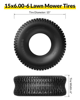 RONPOW lawn tractor tire installation is quick and tool-free for most hubs.