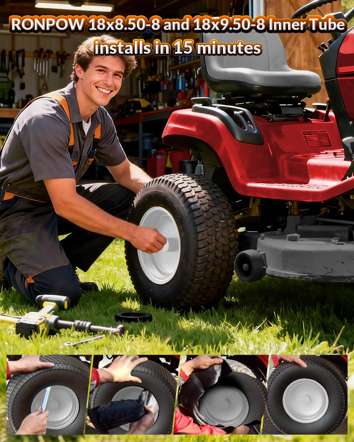 RONPOW puncture-resistance layers help minimize air loss from debris