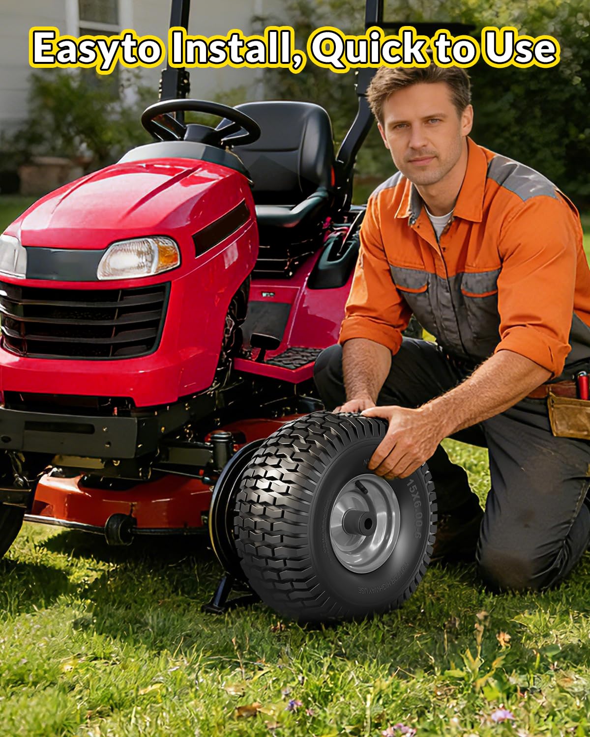 RONPOW tires offer a smoother ride and easier maneuverability.