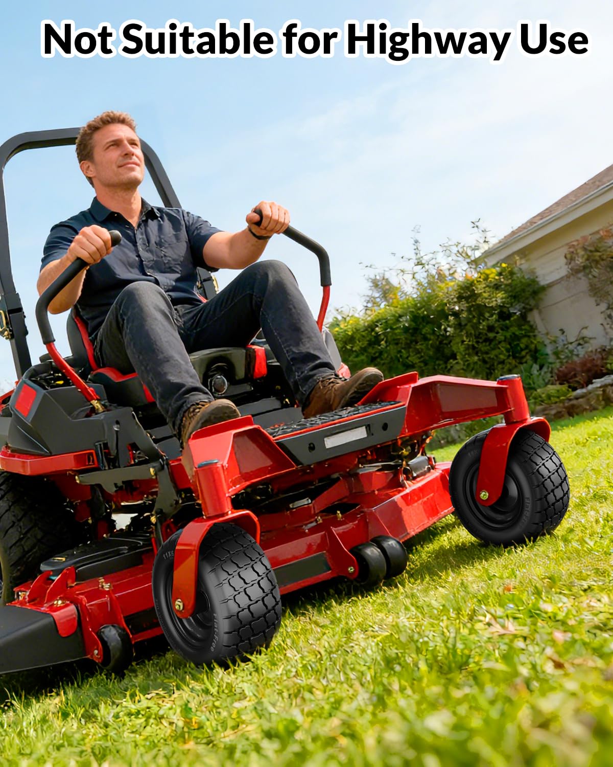 RONPOW tire demonstrates strong traction on uneven terrain