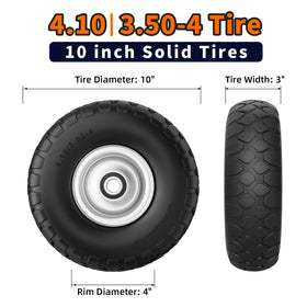 RONPOW universally compatible tire fits gorilla cart and more.