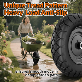 RONPOW universal-fit design suits garden, farm, and construction carts.
