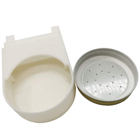 RONYOUNG bee feeder entrance silver and white color complements beekeeping gear