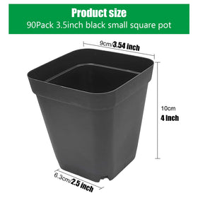 Closeup of RooTrimmer square pots drainage holes supporting healthy moisture balance.