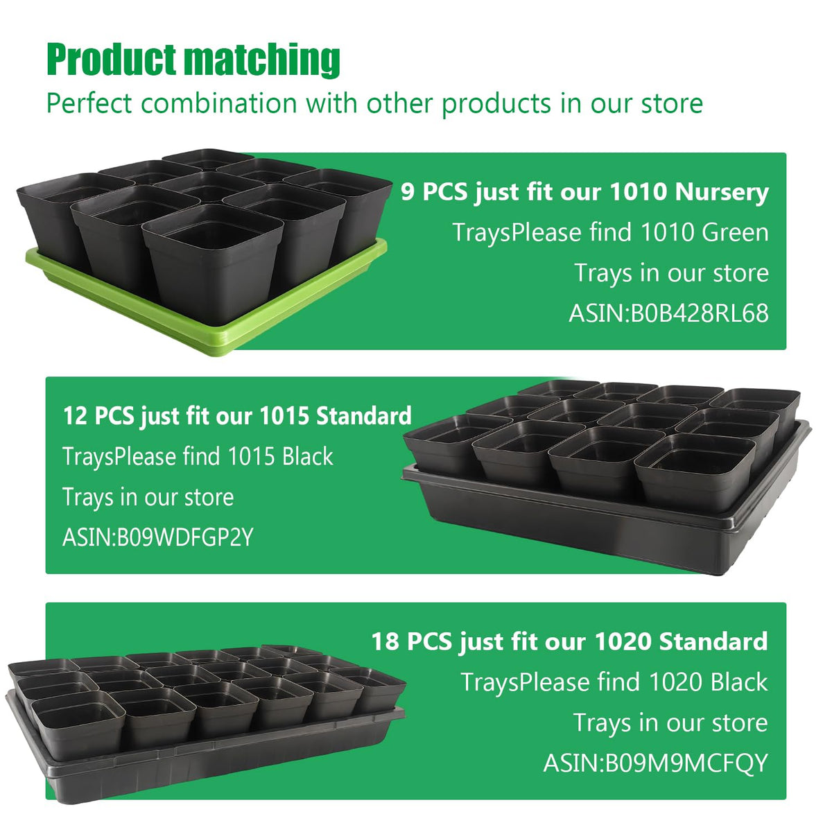 RooTrimmer square pots reusable and easy to clean between uses.