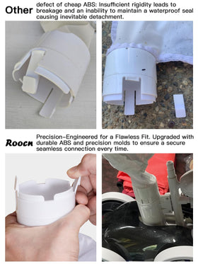 Roocn Polaris 360 compatibility bag captures fine 90-micron debris for clearer water.