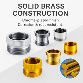 ROOGSIH garden hose connection demonstrating secure 3/4 inch GHT fitting