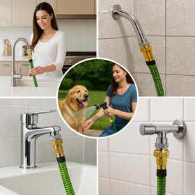 ROOGSIH solid brass construction with chrome coating for long-lasting durability