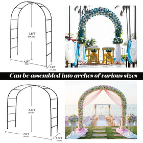 ROOLLYA thickened arch side-assembled view highlighting modular sizing options