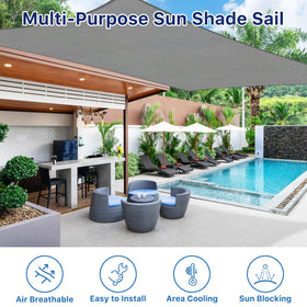 RoomHacks curved sail design reduces sagging across larger spaces.
