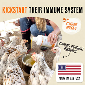 Produced in USA at GMP-certified, FDA-registered facility for Roosty's Digestion Booster.