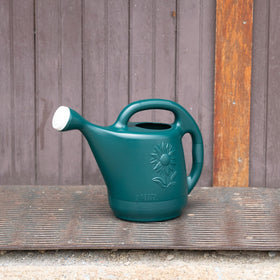 Root & Vessel 2-Gallon with sunflower embossing, side view highlights durable design