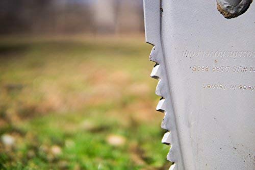 Root Assassin carbon steel construction delivers durable performance for daily garden tasks