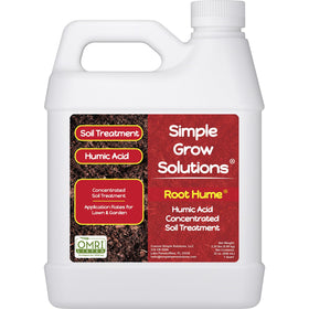 Root Hume bottle pour enables easy lawn soil conditioning during watering