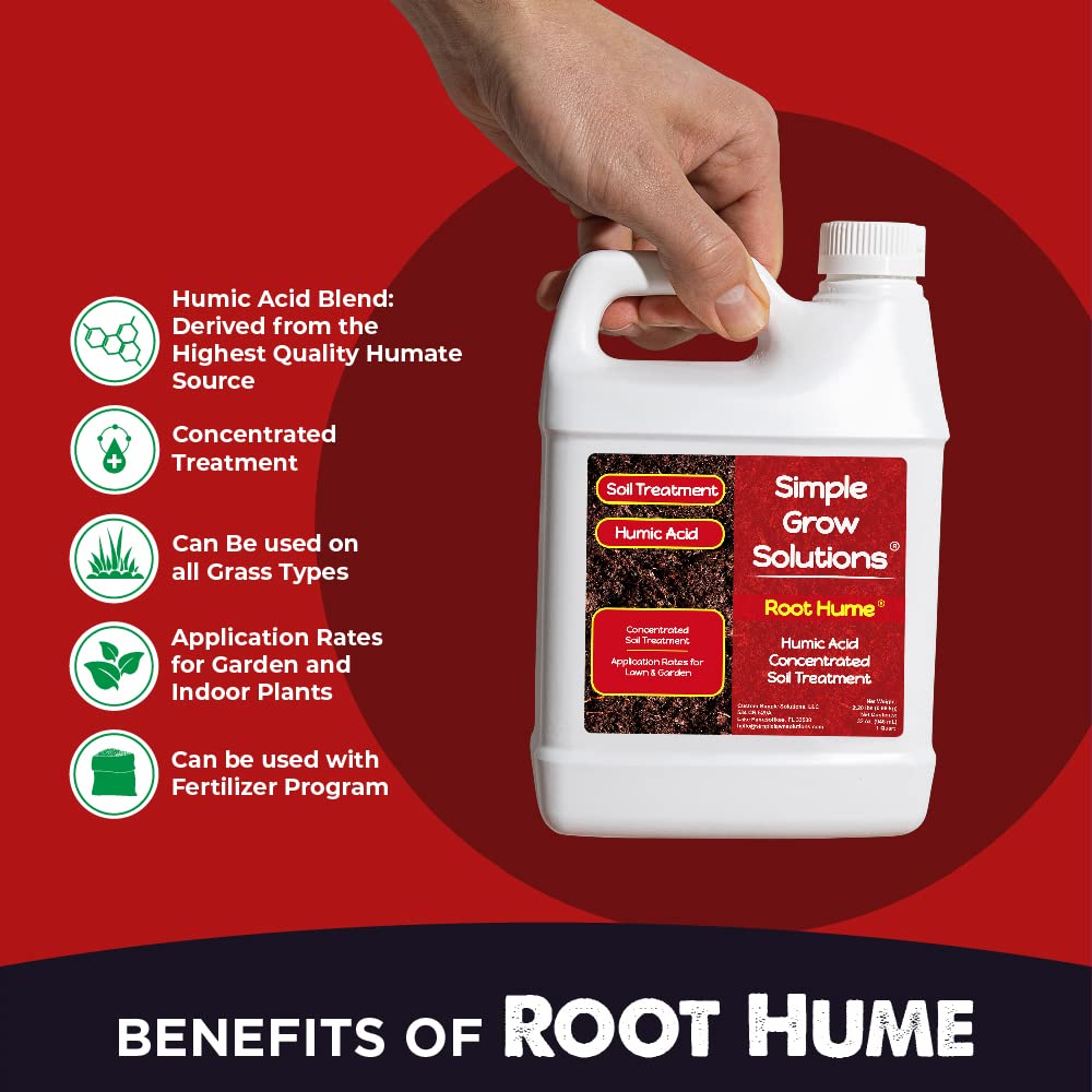 Root Hume lawn sprayer application for even grass treatment